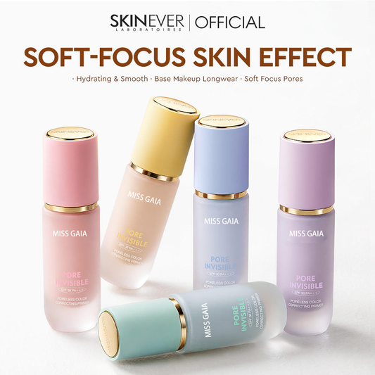 Private Label Soft-Focus Poreless Color Correcting Primer (SPF 30 PA+++)