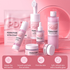 Private Label PDRN Pink Collagen Anti-Aging Skincare Set (7-Piece Regimen)