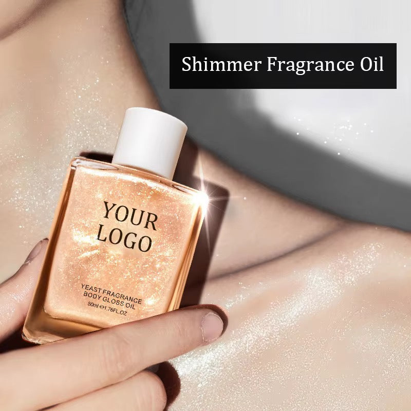 Private Label Shimmer Fragrance Body Gloss Oil (50ml / 1.76 fl. oz.)