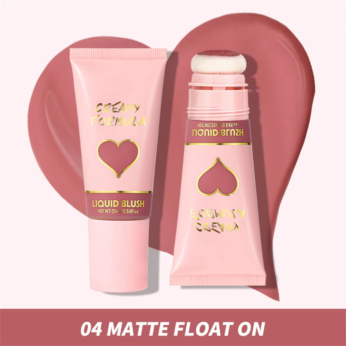 Private Label Creamy Liquid Cushion Blush Wand (25ml)