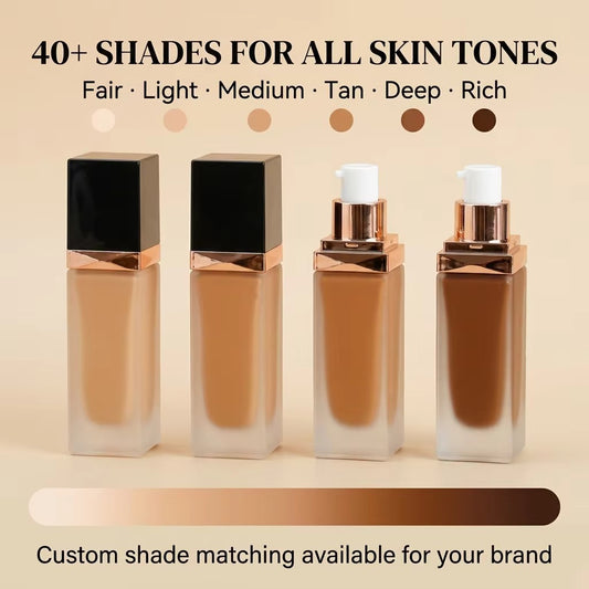 Private Label 24-Hour Longwear Hydrating Liquid Foundation