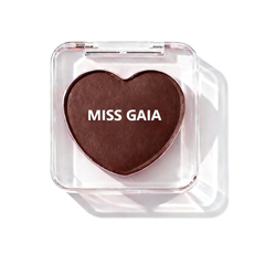 Chocolate brown cream bronzer and blush in a heart shape. Factory direct wholesale makeup supplied by MCcosme.