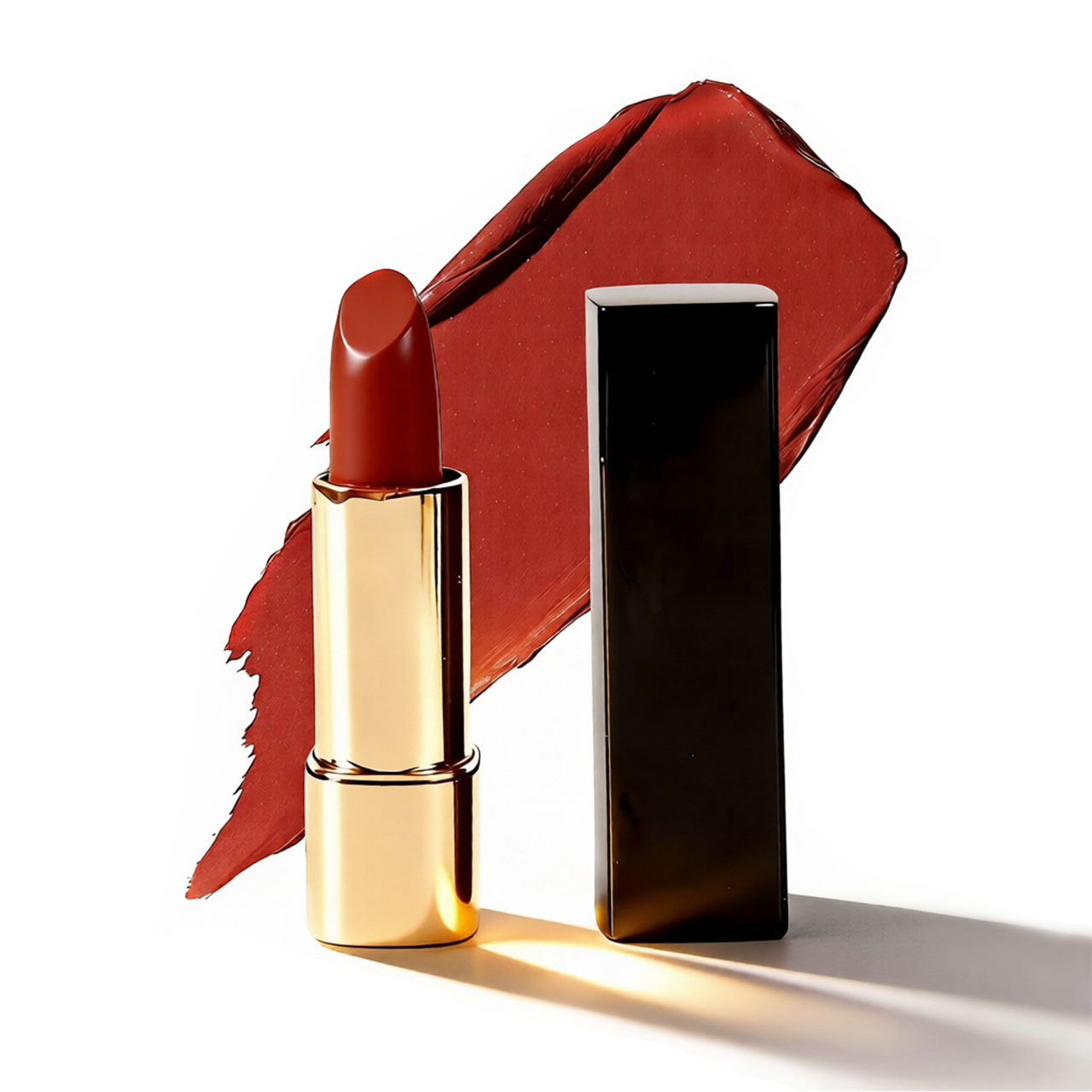 Classic chili red matte lipstick. Factory direct wholesale makeup supplied by MCcosme.