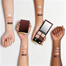 Private Label High-Pigment 4-Color Quad Eyeshadow Palette