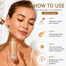 Private Label Pearlescent Glow Sunscreen Serum SPF 50 (30ml / 1 fl. oz.)