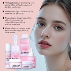 Private Label PDRN Pink Collagen Anti-Aging Skincare Set (7-Piece Regimen)