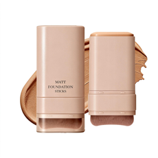 Face contouring makeup stick showing formula swatch case study by MCcosme private label.