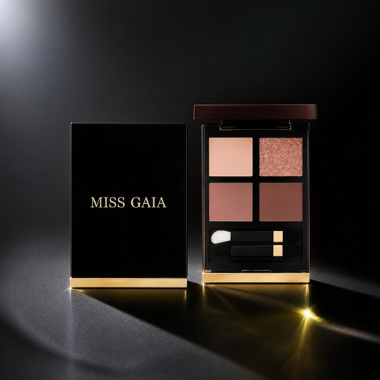 Private Label High-Pigment 4-Color Quad Eyeshadow Palette