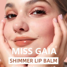 Private label shimmer lip balm pot with a moisturizing tinted formula. Custom beauty manufacturing by MCcosme.