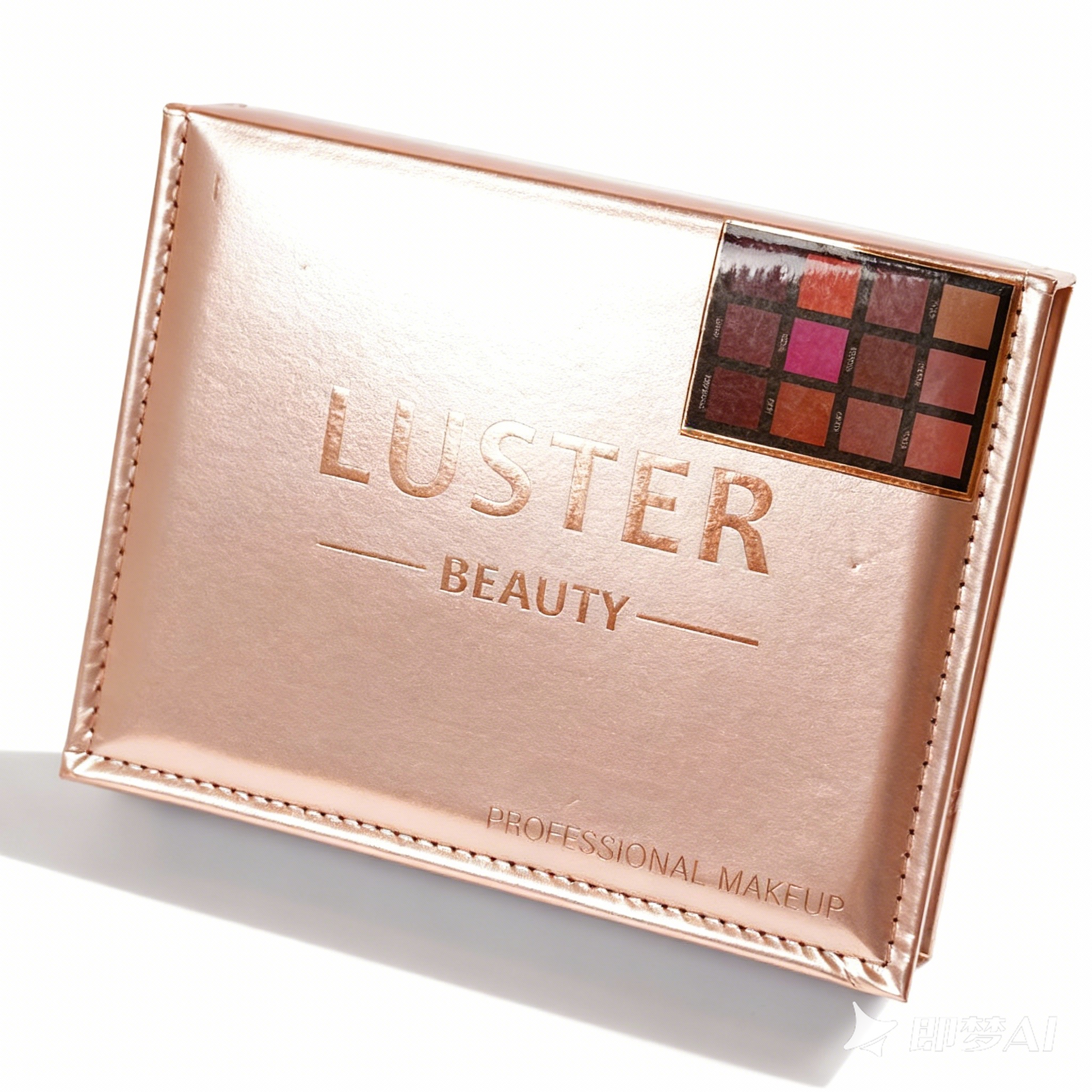 Custom logo rose gold paper box packaging for lipstick palette OEM solutions by MCcosme.