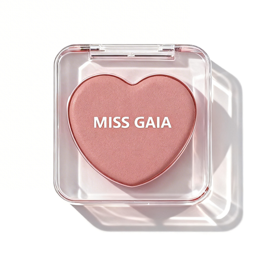 Soft cream-to-powder blush texture close-up. High-quality makeup manufacturing by OEM factory MCcosme.