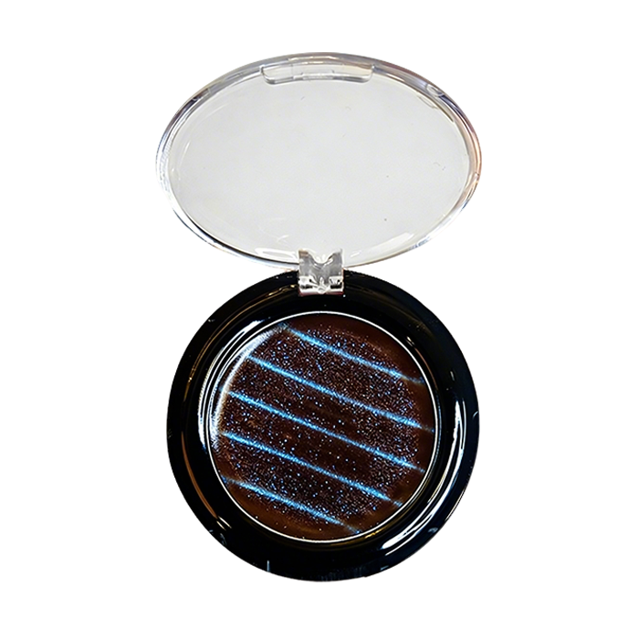 Starry night blue glitter lip gloss pot. Premium bulk makeup supplied by B2B manufacturer MCcosme.