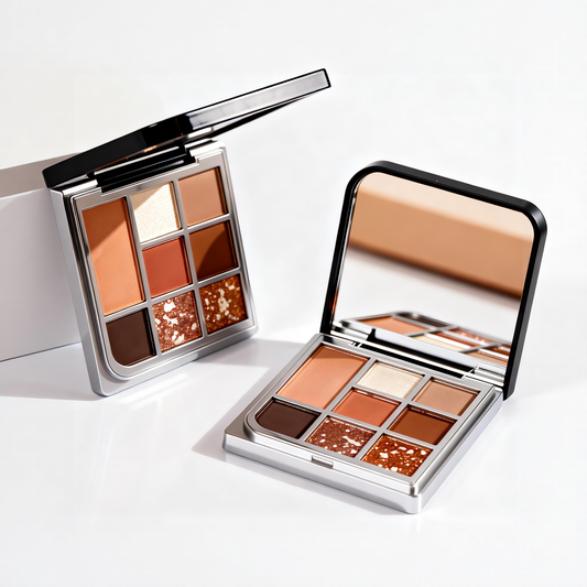 Premium wholesale multi-finish 8-color makeup palette OEM collection custom manufactured by MCcosme.