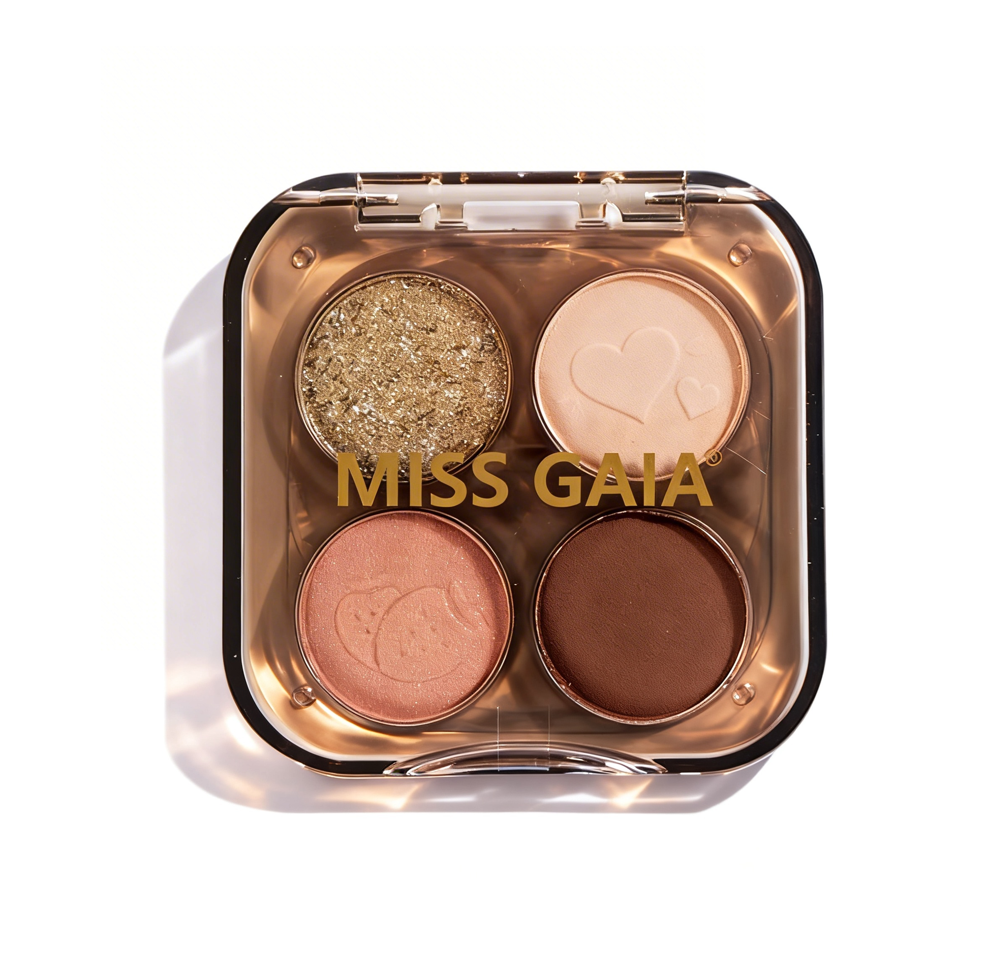 Wholesale neutral brown eyeshadow palette with high pigment formulas. MCcosme offers custom makeup manufacturing.