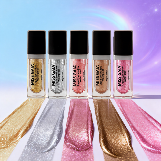 Wholesale waterproof liquid eyeshadow collection swatches manufactured in China by MCcosme.